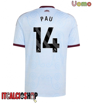 Aston Villa Pau Torres #14 Terza Maglia 2026-27 Manica Corta